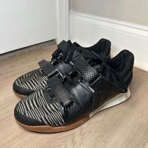 Reebok Legacy Lifter II Mens Weightlifting‎ Shoes Black White Gum FU7872 Size 10